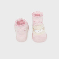 Mayoral Παιδικές Καλτσοπαντόφλες Χειμωνιάτικες Ροζ