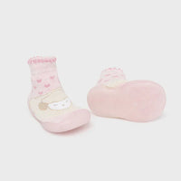 Mayoral Παιδικές Καλτσοπαντόφλες Χειμωνιάτικες Ροζ