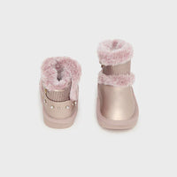 Mayoral Βρεφικά Μποτάκια μεταλλιζέ πούλιες κορίτσι Ροζ