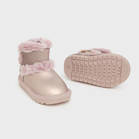 Mayoral Βρεφικά Μποτάκια μεταλλιζέ πούλιες κορίτσι Ροζ