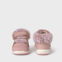 Mayoral Βρεφικά Μποτάκια Αρκουδάκι Γουνάκι Ροζ