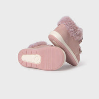 Mayoral Βρεφικά Μποτάκια Αρκουδάκι Γουνάκι Ροζ