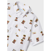 Mayoral Πουκαμισο κοντομαν σταμπωτο 23-03162-042