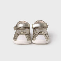 Mayoral Πέδιλα First Steps Δερμάτινα Χρυσα