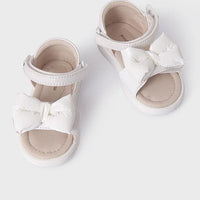 Mayoral Πέδιλα Δερμάτινα Φιόγκος Λευκό