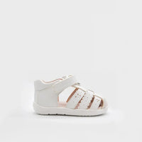 Mayoral Πέδιλα First Steps Δερμάτινα Λευκά