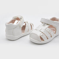 Mayoral Πέδιλα First Steps Δερμάτινα Λευκά