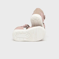 Mayoral Πέδιλα First Steps Δερμάτινα Ροζ