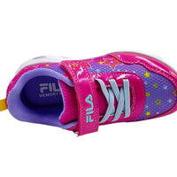 Fila Memory Blink Παιδικά Παπούτσια Ροζ Φωτάκια