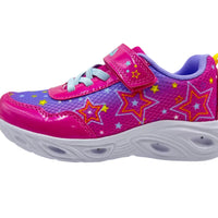 Fila Memory Blink Παιδικά Παπούτσια Ροζ Φωτάκια