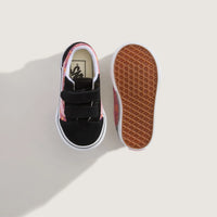 Vans Βρεφικά Old Skool Pink Floral Μαύρο