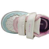 Geox Βρεφικά Sneakers Eclyper Λευκό/Γαλάζιο