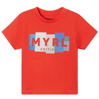 Mayoral Μπλουζα Bebe κοντομανικη βασικη Κόκκινο 22-00106-035