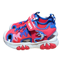 Bull Boys Πέδιλα Κλειστά Mosasauro με ΦΩΤΑΚΙΑ ON/OFF Κόκκινα