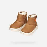 Geox Παιδικές Μπότες Willaboom Καφέ