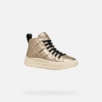 Geox Βρεφικά Μποτάκια Laquinny Χρυσό