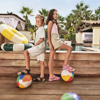 Geox Παιδικά Πέδιλα Fusbetto Water Friendly Ροζ