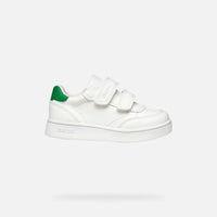 Geox Βρεφικά Sneakers Eclyper Λευκο Πράσινο