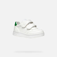 Geox Βρεφικά Sneakers Eclyper Λευκο Πράσινο