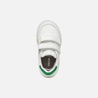 Geox Βρεφικά Sneakers Eclyper Λευκο Πράσινο