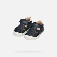 Geox Βρεφικά Πέδιλα Steppieup Μπλε