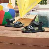 Geox Παιδικά Πέδιλα Αδιάβροχα Fusbetto Μπλε Παραλλαγή