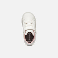 Geox Βρεφικά Sneakers Eclyper Λευκά