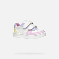 Geox Βρεφικά Sneakers Eclyper Λευκό / Κίτρινο