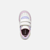 Geox Βρεφικά Sneakers Eclyper Λευκό / Κίτρινο