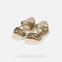 Geox Παιδικά Πέδιλα Puppypop Χρυσά
