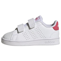Adidas Βρεφικά Sneakers Advantage Λευκό Ροζ
