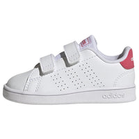 Adidas Βρεφικά Sneakers Advantage Λευκό Ροζ