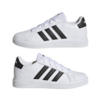 Adidas Παιδικά Grand Court Κορδόνι Λευκό/Μαυρό