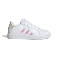 Adidas Παιδικά Grand Court Κορδόνι Λευκό/Ιριδίζον