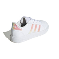 Adidas Παιδικά Grand Court Κορδόνι Λευκό/Ιριδίζον
