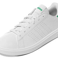 Adidas Παιδικά Advantage Base 2.0 J Λευκό Πράσινο Κορδόνι