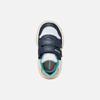 Geox Βρεφικά Αθλητικά Ciufciuf Λευκό / Μπλε