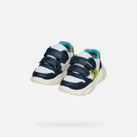 Geox Βρεφικά Αθλητικά Ciufciuf Λευκό / Μπλε