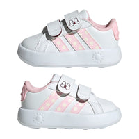 Adidas Βρεφικά Grand Court Minnie Mouse Λεύκο- Ροζ