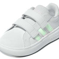 Adidas Βρεφικά Sneakers Grand Court Bubble CF Λευκό- Ιριδίζον