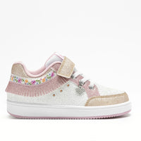 Lelli Kelly Sneakers Frangetta Λευκά Glitter Φωτακια