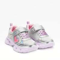 Lelli Kelly Noemi Αθλητικά Φωτάκια Ροζ Ασημι