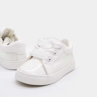 Mayoral Βρεφικά Sneakers Κορίτσι Λευκό Γκλίτερ