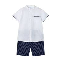 Mayoral Παιδικό Σετ με Σορτς Καλοκαιρινό 2τμχ Λευκό 23-03240-026