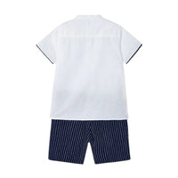 Mayoral Παιδικό Σετ με Σορτς Καλοκαιρινό 2τμχ Λευκό 23-03240-026