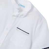 Mayoral Παιδικό Σετ με Σορτς Καλοκαιρινό 2τμχ Λευκό 23-03240-026