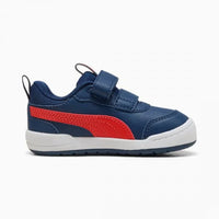 Puma Multiflex 2 Βρεφικό Sneakers Μπλε / Κόκκινο