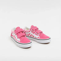 Vans Παιδικά Old Skool Ροζ Σκακιέρα