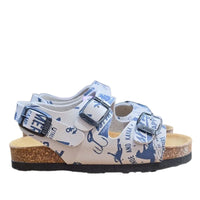 Plakton Σανδάλια Παιδικά ΓΚΡΙ