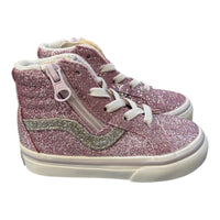 Vans Βρεφικά Μποτάκι Sk8-Hi Side Zip Glitter Μοβ